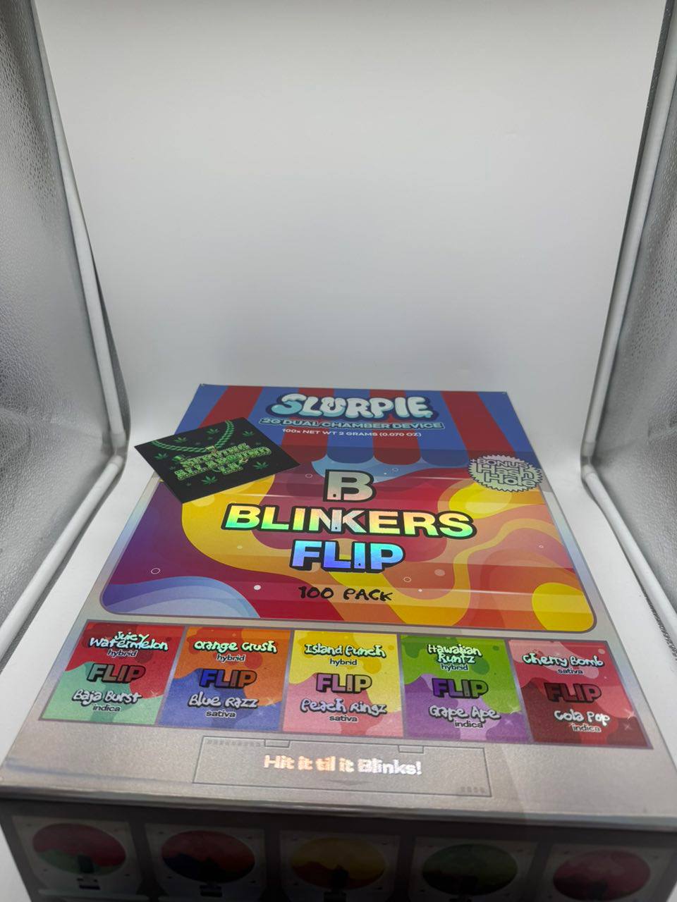 blinker flip 2g disposable slurpie edition blinker flip 2g disposable slurpie edition