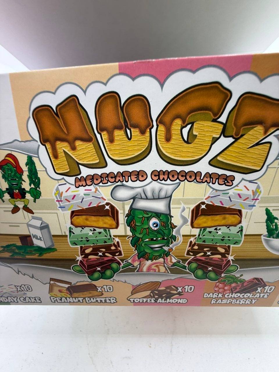 nugz medicated chocolates 450mg nugz medicated chocolates 450mg