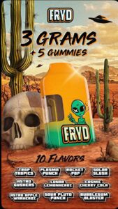 fryd 3g disposable with 5 gummies