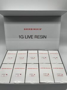 Sherbinskis Cartridges 1G Live Resin sherbinskin cartridges 1g live resin