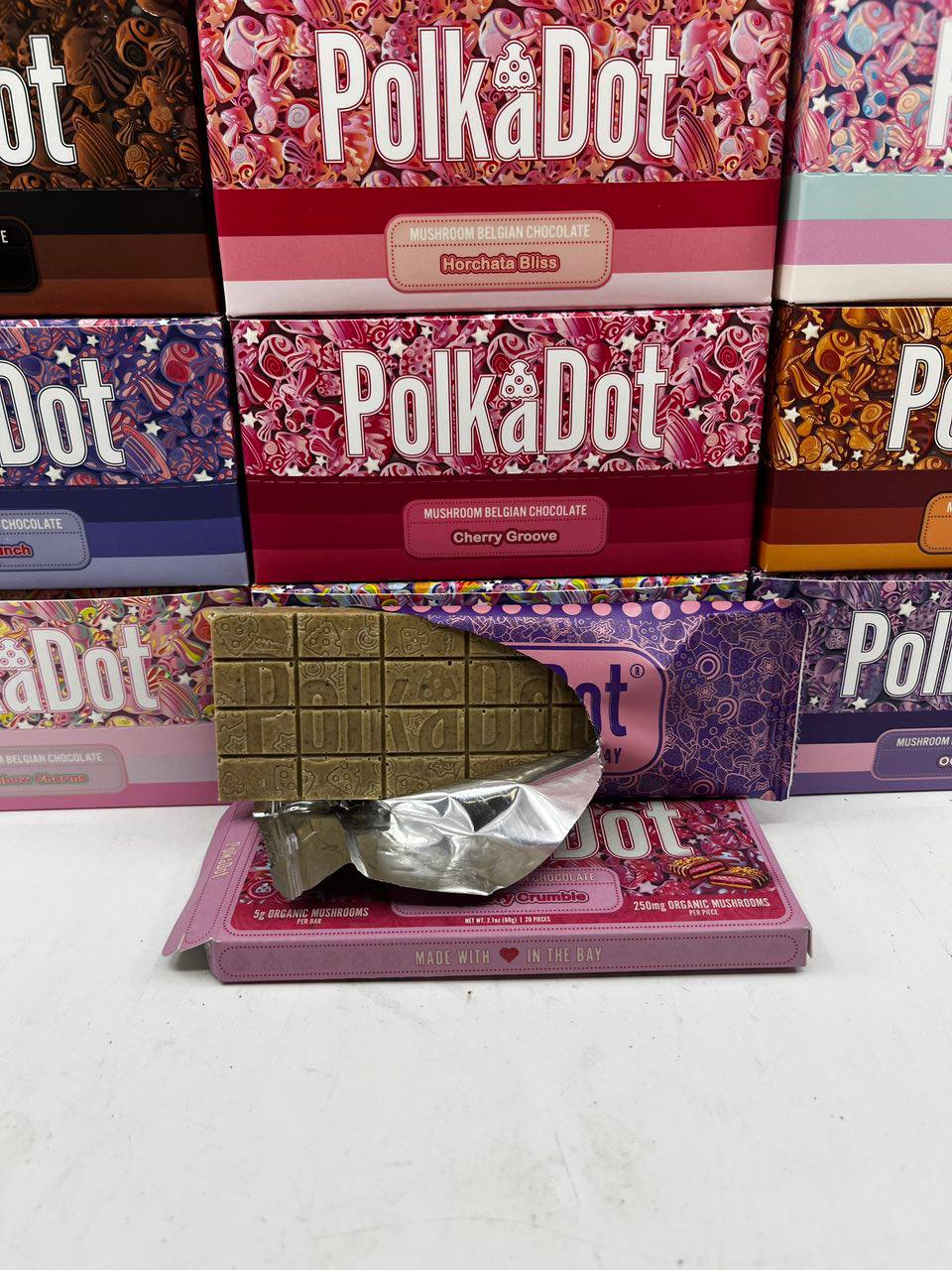 polkadot 5g choco bar polkadot 5g choco bar