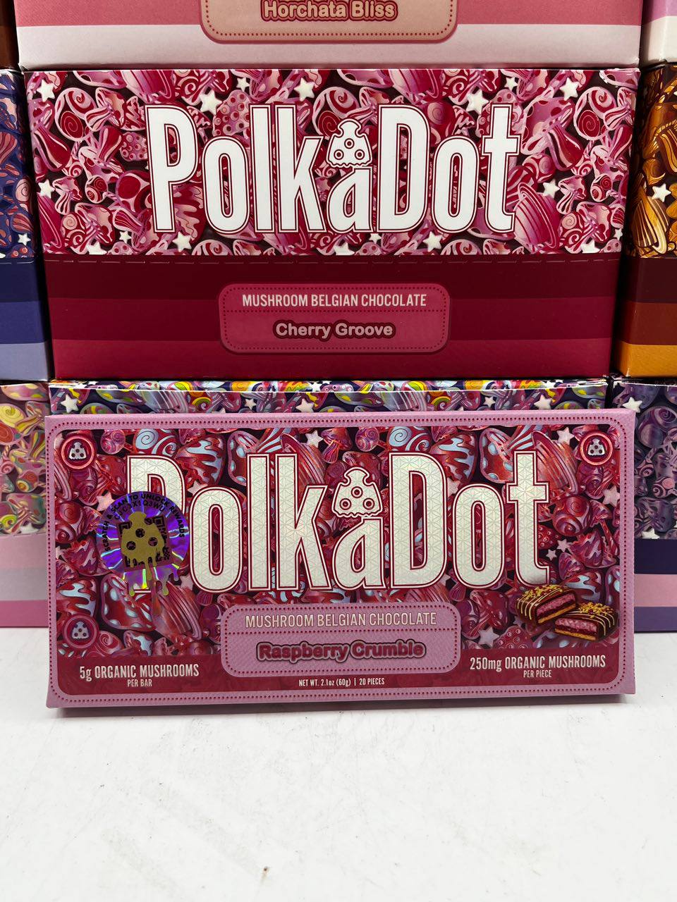 polkadot 5g choco bar polkadot 5g choco bar